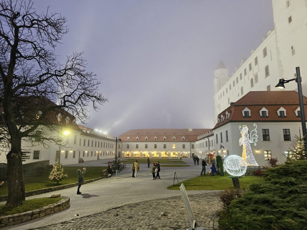 bratislava, slovakia evening